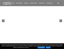 Tablet Screenshot of eventosgruposalamandra.com
